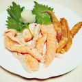 ジャグりんご's cooksnap of when they made 湯煮DEさっぱり鮭ハラス＆カリカリ皮♪.