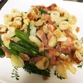 みりん調味料's cooksnap of when they made ベーコンちくわアスパラ★バター醤油炒め★.