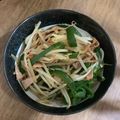 にぼし子's cooksnap of when they made もやしベーコンピーマンの彩りサラダ☆簡単.
