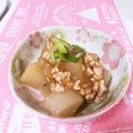 Mnakayoshi's cooksnap of when they made 夏に冷た〜く 冷やした かぶのそぼろ煮.