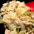 ame-ikuru's cooksnap of when they made 洋食屋さん風☆鶏肉とキャベツの野菜炒め.