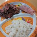 ラリー＆サラ's cooksnap of when they made ハムで貝割れ巻いただけ～♪.