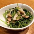 とみ家's cooksnap of when they made 豆苗＊カニカマ＊ツナのWマスタード和え.
