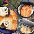 みつばちはっちん's cooksnap of when they made ダッチオーブンでメープルくるみパン.