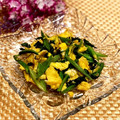 なつき☆ミ's cooksnap of when they made 簡単☆つるむらさきのだし醤油バター卵とじ.