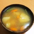 とんきち８９８９'s cooksnap of when they made いんげんとじゃがいものお味噌汁.