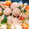 はんりさ's cooksnap of when they made 鯵とおからのほわほわつみれ鍋.
