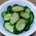 ＊なぁ＊'s cooksnap of when they made ☆ごま油でやみつき胡瓜☆.