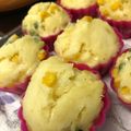 TOYMee☆'s cooksnap of when they made チーズがトロッと♡おかず蒸しパン♡.