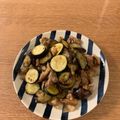 KT216's cooksnap of when they made 豚こま、ズッキーニとナス炒め.
