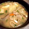 BunnyQ's cooksnap of when they made さつまいも豚汁♪.
