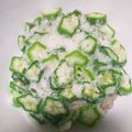 まん丸みかリン's cooksnap of when they made オクラとろろ.