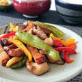 あず7225's cooksnap of when they made 簡単茄子ベーコンしいたけのコンソメ炒め.