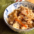 Miiyasusho's cooksnap of when they made ○豚肉とごぼうのまぜごはん.