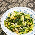 〜お鶴〜's cooksnap of when they made きゅうりとわかめの酢の物.