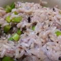 milletury's cooksnap of when they made もち麦入りのアスパラご飯♪.
