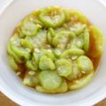 お塩と砂糖's cooksnap of when they made ☆副菜に☆へちまのめんつゆおひたし.