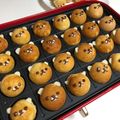 ぐぅ＆くぅ♡'s cooksnap of when they made たこ焼き器で♪リラックマのベビーカステラ.