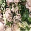 yurietti's cooksnap of when they made 豚しゃぶと水菜のマヨポン酢サラダ！.