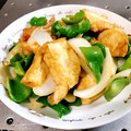 クリちゃん0309's cooksnap of when they made 厚揚げとピーマンの味噌照り焼き.