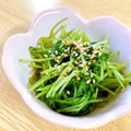 こはる・▽・'s cooksnap of when they made 簡単！一品☆豆苗のからし和え☆.