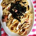 ゆゆよん's cooksnap of when they made 隠し味で♡ベーコンとしめじの和風パスタ.