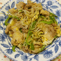 youtapapa's cooksnap of when they made 豚こまとピーマンの塩昆布卵炒め.