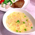 かっちゃん杉's cooksnap of when they made 超簡単！中華風味噌 ふわふわ卵スープ.