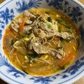 バンビーノ☆'s cooksnap of when they made すぐにできる！豚肉でカルビクッパ風スープ.