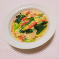 まあまま☆0403's cooksnap of when they made 小松菜とカニカマの玉子とじ.