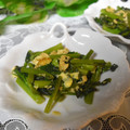 mielle's cooksnap of when they made 簡単☆つるむらさきのだし醤油バター卵とじ.