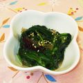 げんき☆める's cooksnap of when they made 腸のお薬✿モロヘイヤの酢の物.