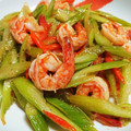 さなぱむ's cooksnap of when they made 海老とセロリの中華炒め.