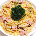 ふうちゃん♩'s cooksnap of when they made めんつゆで☆簡単きのこの和風スパゲティ.