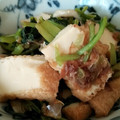にょりんいこ's cooksnap of when they made 鰹節っぷり小松菜と油揚げ炒め煮.
