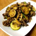 punipuni_pad's cooksnap of when they made 牛肉ズッキーニマッシュルームのカレー炒め.
