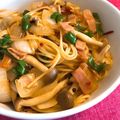 料理初心者しょう's cooksnap of when they made ピリ辛！豆板醤パスタ.