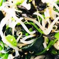 ちょこxx's cooksnap of when they made ほうれん草ともやしの海苔ずあえ.