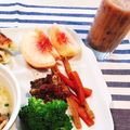 miwayon's cooksnap of when they made ஐ葡萄とバナナのスムージーஐ.