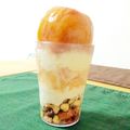 initium's cooksnap of when they made まるごと桃パフェ.