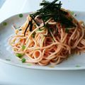 ☆ひなたmama☆'s cooksnap of when they made 濃厚クリーム明太子パスタ.