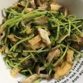 ペモコ's cooksnap of when they made 豆苗のポン酢炒め.