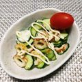 ジョングレ's cooksnap of when they made 切るだけ簡単胡瓜と竹輪のマヨサラダ.
