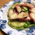 Sac’HiNa's cooksnap of when they made 簡単♪タコときゅうりの辛子胡麻酢味噌和え.