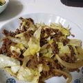 Mαru☆'s cooksnap of when they made キャベツと合いびき肉の炒め物.