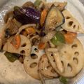ミックエムスリー's cooksnap of when they made 根菜、キノコ、豚ロースの秋の甘酢炒め♡♡.