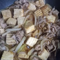 ｋｒｋｒ２８２９'s cooksnap of when they made 焼き豆腐と豚肉の焼肉タレ炒め.