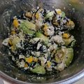美味介's cooksnap of when they made ひじきとアボカドの白和え.