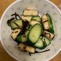 ミックエムスリー's cooksnap of when they made なすと塩昆布の浅漬け.