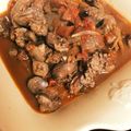 motchママ's cooksnap of when they made 鶏レバーの赤ワイントマト煮込み.